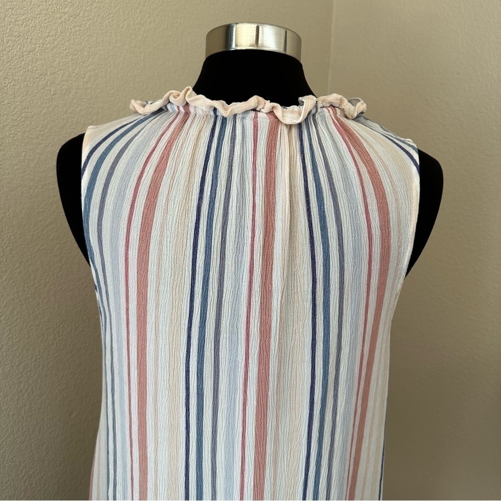 TORRID Multicolor STRIPE Sleeveless Blouse Size M - Picture 6 of 12